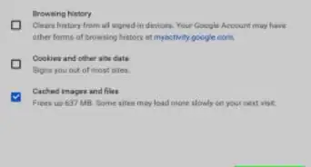 Delete Google History