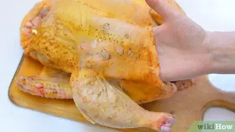 Image titled Coat a Thanksgiving Turkey with Sage Butter Step 5