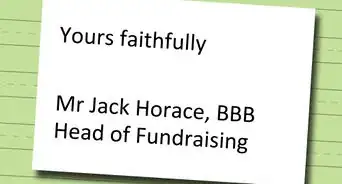 Write a Donation Letter