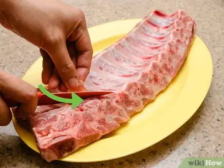 Image titled Smoke Baby Back Ribs Step 1