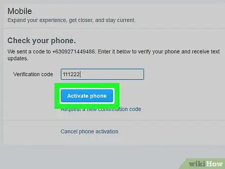 Image titled Add a Phone Number on Twitter on a PC or Mac Step 8