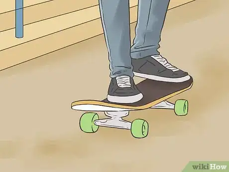 Image titled 180 on a Skateboard Step 7