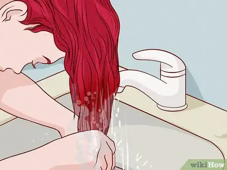 Image titled Dye Red Hair Blonde Underneath Step 14