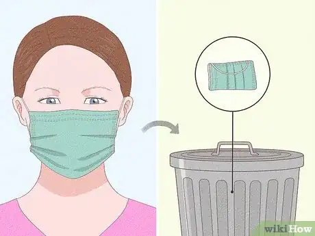Image titled Use and Dispose of a Throwaway Mask Step 18