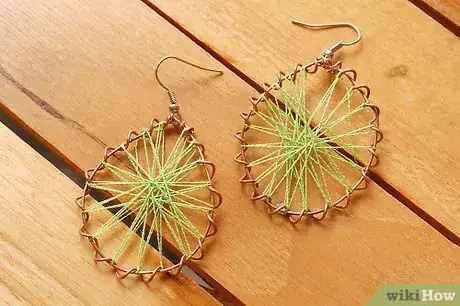 Image titled Make Peruvian Thread Earrings Intro