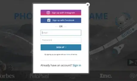 Image titled GuruShots sign up.png