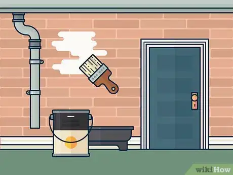 Image titled Hide Gutter Downspouts Step 1