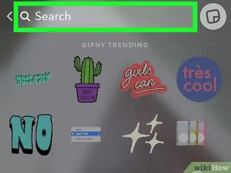 Image titled Add Gifs on Snapchat Step 5