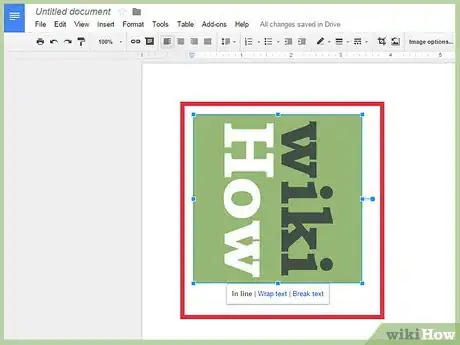 Image titled Rotate a Picture on Google Docs Step 9
