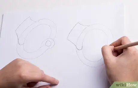 Image titled Draw Empty Handcuffs Step 5