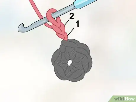 Image titled Crochet a Bullion Stitch Flower Step 2