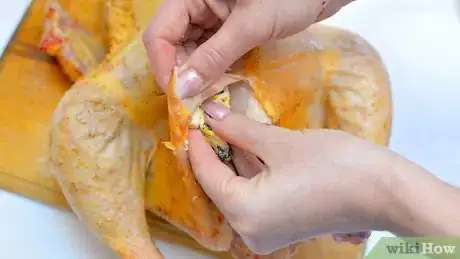 Image titled Coat a Thanksgiving Turkey with Sage Butter Step 6