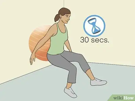 Image titled Do an Exercise Ball Squat Step 9.jpeg