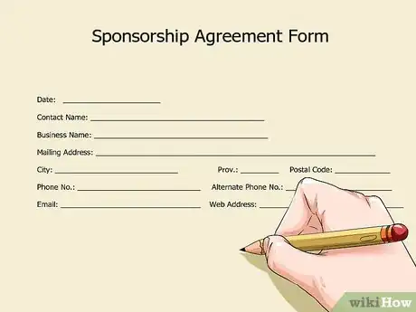 Image titled Write a Sponsorship Contract Step 1