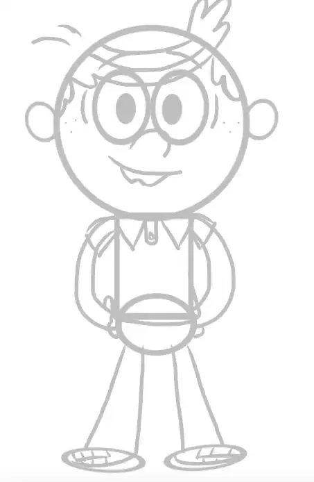 Image titled How to Draw Lincoln Loud from The Loud House Step 6.png
