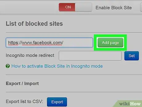Image titled Block Facebook on Chrome Step 8