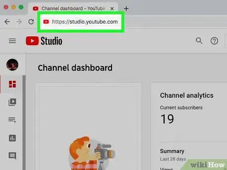Image titled Show Subscribers on YouTube Live Stream Step 1
