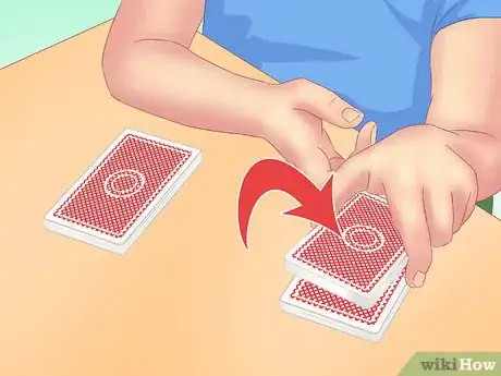 Image titled Make a Card Fall Through a Table Step 8