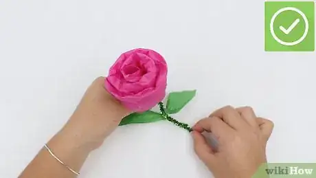 Image titled Make Tissue Paper Roses Step 16