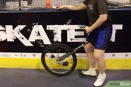 Image titled Mount a Unicycle Step 1