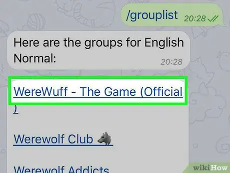 Image titled Play Werewolf on Telegram on iPhone or iPad Step 9