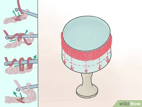 Image titled Crochet a Lamp Shade Cover Step 4
