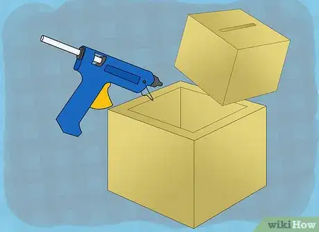 Image titled Make a Cake Shaped Box to Hold Wedding Cards Step 9