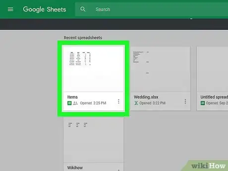 Image titled Remove Duplicates on Google Sheets on PC or Mac Step 2