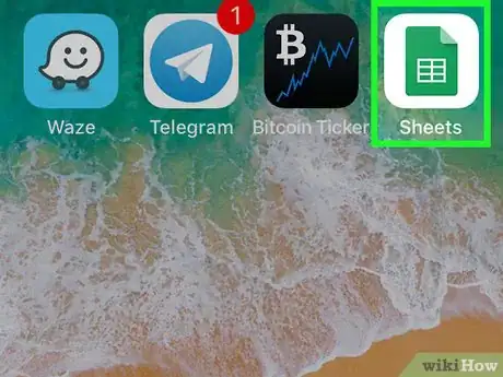 Image titled Filter on Google Sheets on iPhone or iPad Step 1