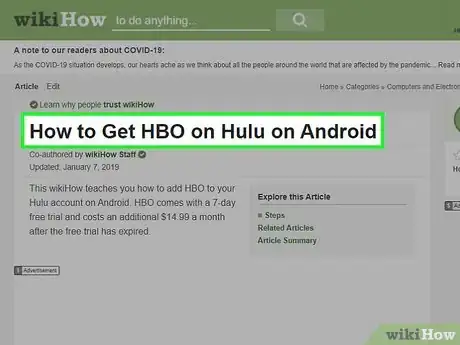 Image titled Watch Game of Thrones on Hulu on Android Step 2