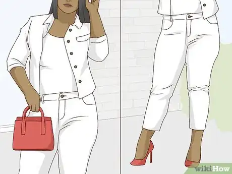 Image titled Style a White Leather Jacket Step 3