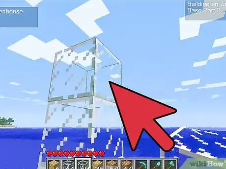 Image titled Make an Underwater House in Minecraft PE Step 10
