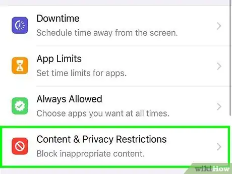 Image titled Set Up Screen Time and Configure It for Your Family Step 11