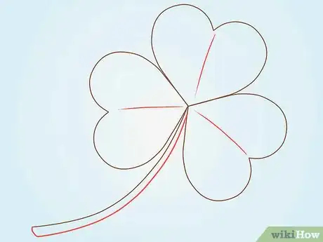 Image titled Draw a Clover Step 4