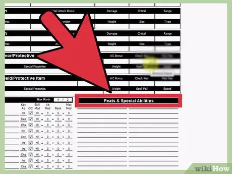Image titled Fill Out a Character Sheet for Dungeons and Dragons 3.5 Step 12