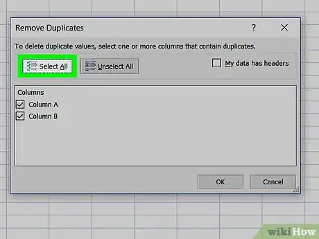 Image titled Clean Excel Data on PC or Mac Step 8