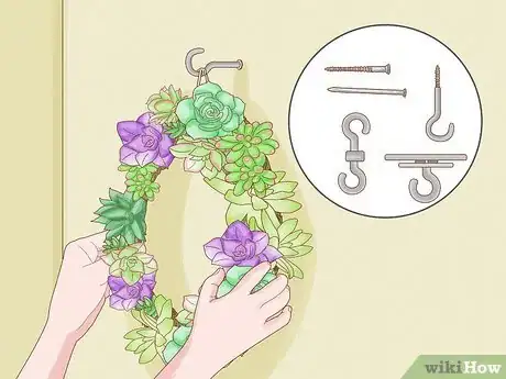 Image titled Make a Succulent Wreath Step 14