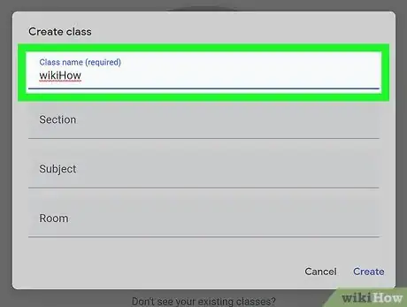 Image titled Create a Class on Google Classroom Step 5