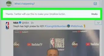 Dislike a Tweet on Twitter