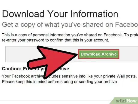 Image titled Request a Copy of Your Archived Facebook Information File Step 11