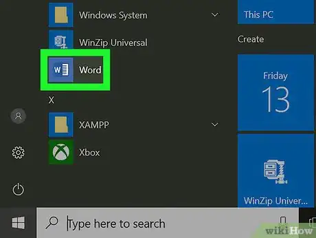 Image titled Create Desktop Shortcuts for Office Programs on PC or Mac Step 2