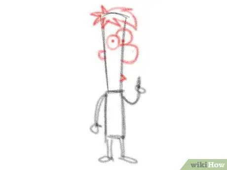 Image titled Draw Ferb Fletcher from Phineas and Ferb Step 4