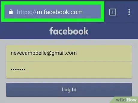 Image titled Send a Facebook Message Without Facebook Messenger on Android Step 1
