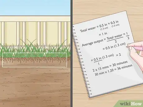 Image titled Run Sprinklers Long Enough Step 2