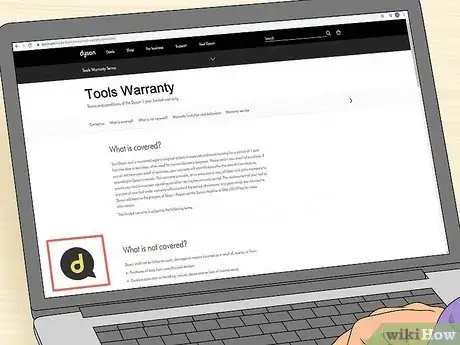 Image titled Contact Dyson Warranty Step 2