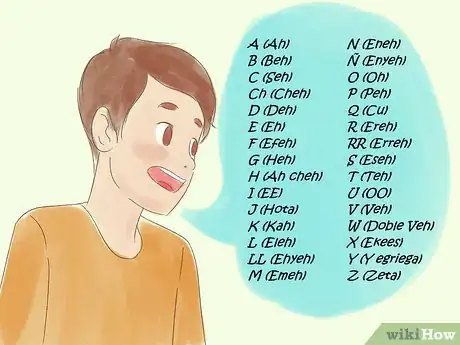 Image titled Pronounce Spanish Letters and Certain Sounds Step 1