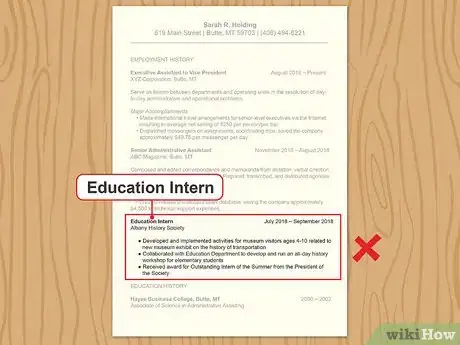 Image titled Decide What to Leave Off Your Resume Step 4