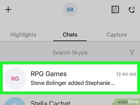 Image titled Make Someone an Admin of a Skype Group on iPhone or iPad Step 3
