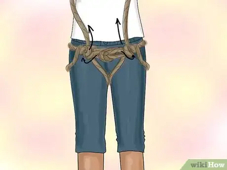 Image titled Tie a Swiss Seat Rappel Harness Step 7