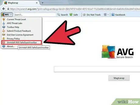Image titled Remove the AVG Security Toolbar Step 2